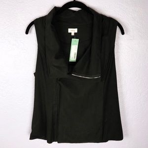 NWT Pixley Malynn Asymmetrical Soft Moto Vest M